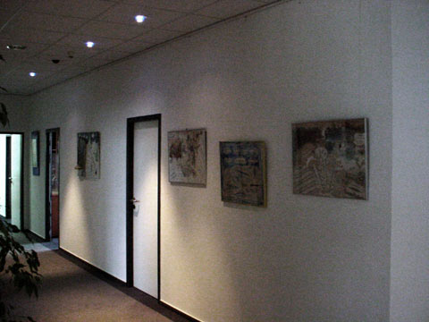 Kunstausstellung in Berlin - Gang